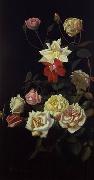 unknow artist, Still life floral, all kinds of reality flowers oil painting 32